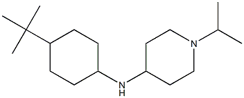 N-(4-tert-butylcyclohexyl)-1-(propan-2-yl)piperidin-4-amine Struktur