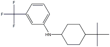 N-(4-tert-butylcyclohexyl)-3-(trifluoromethyl)aniline Struktur