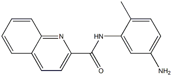 N-(5-amino-2-methylphenyl)quinoline-2-carboxamide Struktur