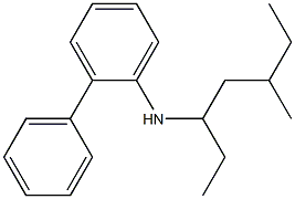 N-(5-methylheptan-3-yl)-2-phenylaniline Struktur