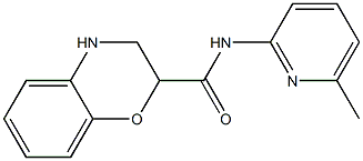 N-(6-methylpyridin-2-yl)-3,4-dihydro-2H-1,4-benzoxazine-2-carboxamide Struktur