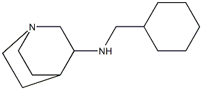 N-(cyclohexylmethyl)-1-azabicyclo[2.2.2]octan-3-amine Struktur