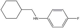 N-(cyclohexylmethyl)-4-fluoroaniline Struktur