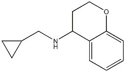 N-(cyclopropylmethyl)-3,4-dihydro-2H-1-benzopyran-4-amine Struktur