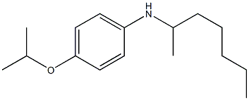 N-(heptan-2-yl)-4-(propan-2-yloxy)aniline Struktur