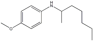 N-(heptan-2-yl)-4-methoxyaniline Struktur