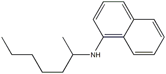 N-(heptan-2-yl)naphthalen-1-amine Struktur