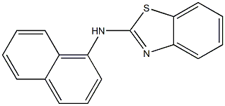 N-(naphthalen-1-yl)-1,3-benzothiazol-2-amine Struktur