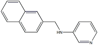 N-(naphthalen-2-ylmethyl)pyridin-3-amine Struktur