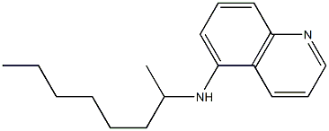 N-(octan-2-yl)quinolin-5-amine Struktur