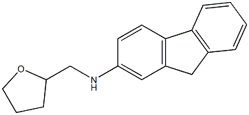 N-(oxolan-2-ylmethyl)-9H-fluoren-2-amine Struktur