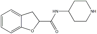 N-(piperidin-4-yl)-2,3-dihydro-1-benzofuran-2-carboxamide Struktur