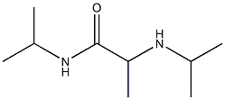 N-(propan-2-yl)-2-(propan-2-ylamino)propanamide Struktur