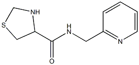 N-(pyridin-2-ylmethyl)-1,3-thiazolidine-4-carboxamide Struktur