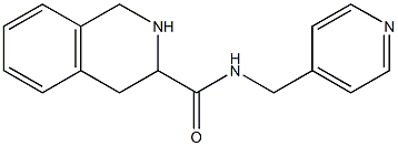 N-(pyridin-4-ylmethyl)-1,2,3,4-tetrahydroisoquinoline-3-carboxamide Struktur