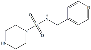 N-(pyridin-4-ylmethyl)piperazine-1-sulfonamide Struktur