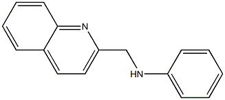 N-(quinolin-2-ylmethyl)aniline Struktur