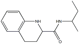 N-(sec-butyl)-1,2,3,4-tetrahydroquinoline-2-carboxamide Struktur