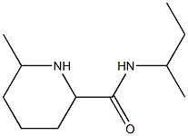 N-(sec-butyl)-6-methylpiperidine-2-carboxamide Struktur