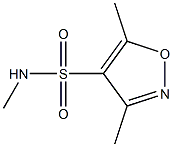 N,3,5-trimethyl-1,2-oxazole-4-sulfonamide Struktur