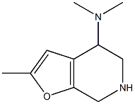 N,N,2-trimethyl-4H,5H,6H,7H-furo[2,3-c]pyridin-4-amine Struktur