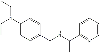 N,N-diethyl-4-({[1-(pyridin-2-yl)ethyl]amino}methyl)aniline Struktur