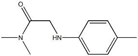 N,N-dimethyl-2-[(4-methylphenyl)amino]acetamide Struktur