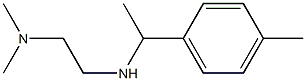 N,N-dimethyl-N'-[1-(4-methylphenyl)ethyl]ethane-1,2-diamine Struktur