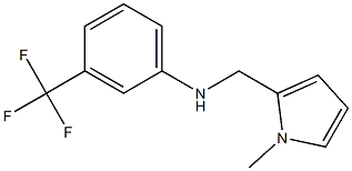 N-[(1-methyl-1H-pyrrol-2-yl)methyl]-3-(trifluoromethyl)aniline Struktur