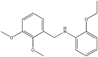 N-[(2,3-dimethoxyphenyl)methyl]-2-ethoxyaniline Struktur