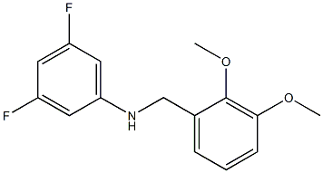 N-[(2,3-dimethoxyphenyl)methyl]-3,5-difluoroaniline Struktur