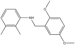 N-[(2,5-dimethoxyphenyl)methyl]-2,3-dimethylaniline Struktur