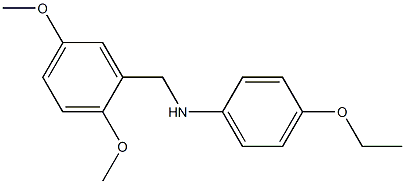 N-[(2,5-dimethoxyphenyl)methyl]-4-ethoxyaniline Struktur