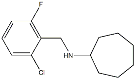 N-[(2-chloro-6-fluorophenyl)methyl]cycloheptanamine Struktur