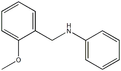 N-[(2-methoxyphenyl)methyl]aniline Struktur