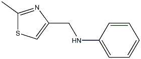 N-[(2-methyl-1,3-thiazol-4-yl)methyl]aniline Struktur