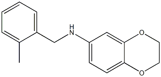 N-[(2-methylphenyl)methyl]-2,3-dihydro-1,4-benzodioxin-6-amine Struktur