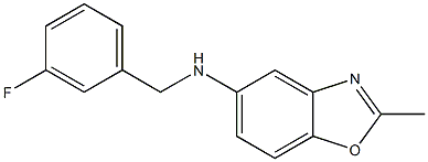 N-[(3-fluorophenyl)methyl]-2-methyl-1,3-benzoxazol-5-amine Struktur