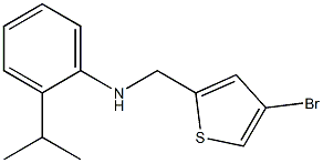 N-[(4-bromothiophen-2-yl)methyl]-2-(propan-2-yl)aniline Struktur