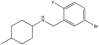 N-[(5-bromo-2-fluorophenyl)methyl]-4-methylcyclohexan-1-amine Struktur