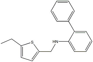 N-[(5-ethylthiophen-2-yl)methyl]-2-phenylaniline Struktur