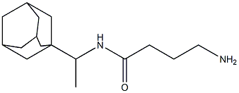 N-[1-(1-adamantyl)ethyl]-4-aminobutanamide Struktur