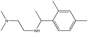 N'-[1-(2,4-dimethylphenyl)ethyl]-N,N-dimethylethane-1,2-diamine Struktur