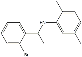 N-[1-(2-bromophenyl)ethyl]-2,5-dimethylaniline Struktur