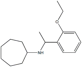 N-[1-(2-ethoxyphenyl)ethyl]cycloheptanamine Struktur