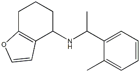 N-[1-(2-methylphenyl)ethyl]-4,5,6,7-tetrahydro-1-benzofuran-4-amine Struktur