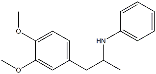 N-[1-(3,4-dimethoxyphenyl)propan-2-yl]aniline Struktur