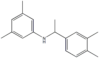 N-[1-(3,4-dimethylphenyl)ethyl]-3,5-dimethylaniline Struktur