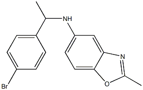 N-[1-(4-bromophenyl)ethyl]-2-methyl-1,3-benzoxazol-5-amine Struktur