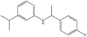 N-[1-(4-fluorophenyl)ethyl]-3-(propan-2-yl)aniline Struktur